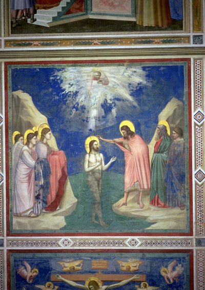 Le Baptême du Christ, c.1305 - Giotto di Bondone